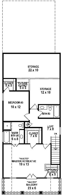 Upper/Second Floor Plan: 6-1929