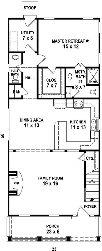 Main Floor Plan: 6-1930