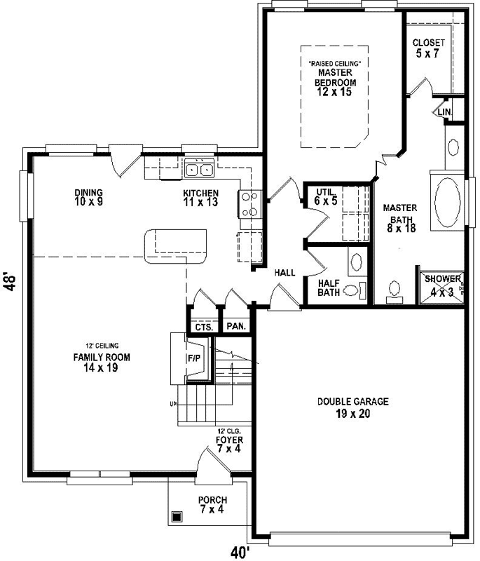 Main Floor Plan: 6-1931
