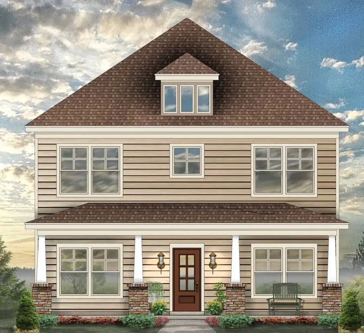 Craftsman house plans 6-1940 - front exterior, 2,010 sq ft, 5 bed, 3 bath house plans | Monster House Plans