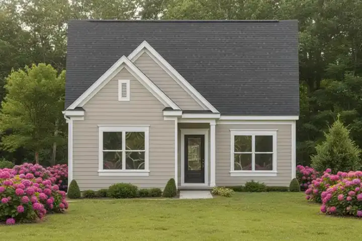 Traditional house plans 6-1941 - front exterior, 1,420 sq ft, 3 bed, 2 bath house plans | Monster House Plans