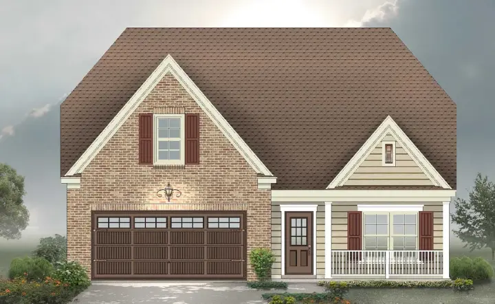Country house plans 6-1942 - front exterior, 1,755 sq ft, 4 bed, 2 bath house plans | Monster House Plans