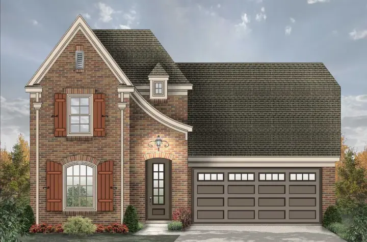 French Country house plans 6-1945 - front exterior, 1,562 sq ft, 3 bed, 2 bath house plans | Monster House Plans
