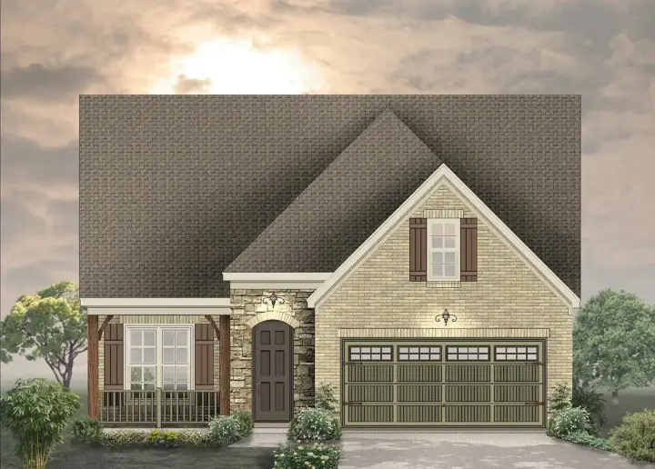 French Country house plans 6-1947 - front exterior, 1,628 sq ft, 3 bed, 2 bath house plans | Monster House Plans