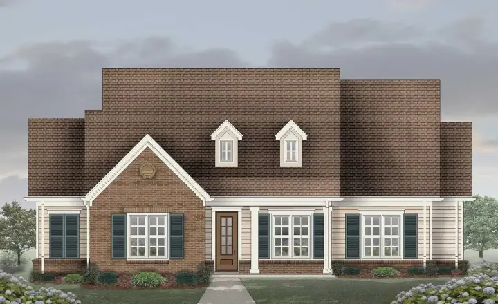 Country house plans 6-1974 - front exterior, 2,372 sq ft, 3 bed, 3 bath house plans | Monster House Plans