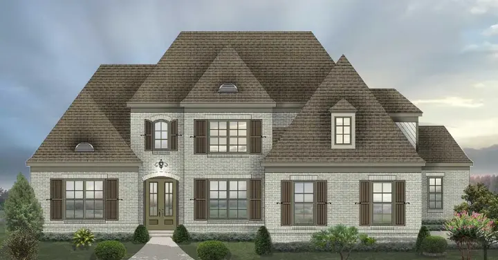 French Country house plans 6-1982 - front exterior, 3,162 sq ft, 3 bed, 3 bath house plans | Monster House Plans