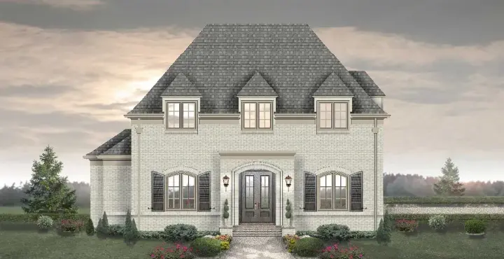 French Country house plans 6-1985 - front exterior, 2,957 sq ft, 4 bed, 3 bath house plans | Monster House Plans
