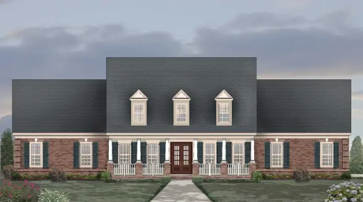 Country house plans 6-1997 - front exterior, 3,972 sq ft, 4 bed, 3 bath house plans | Monster House Plans