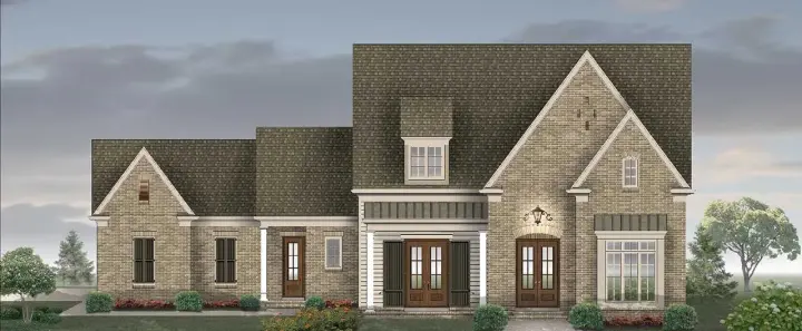 Traditional house plans 6-2006 - front exterior, 3,896 sq ft, 4 bed, 4 bath house plans | Monster House Plans