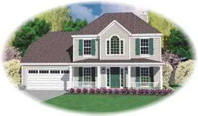 Southern house plans 6-201 - front exterior, 1,943 sq ft, 3 bed, 2 bath house plans | Monster House Plans
