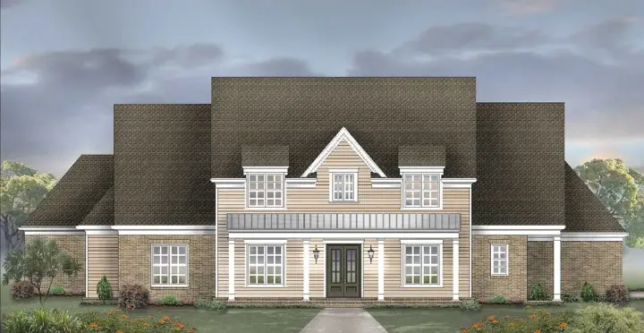 Country house plans 6-2011 - front exterior, 3,839 sq ft, 4 bed, 3 bath house plans | Monster House Plans