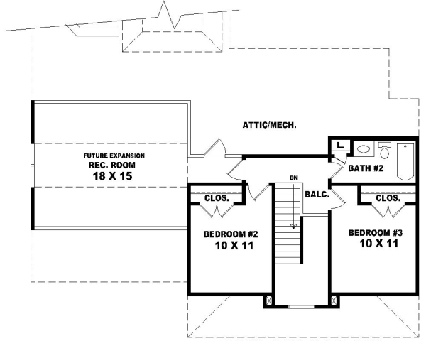 Upper/Second Floor Plan: 6-202