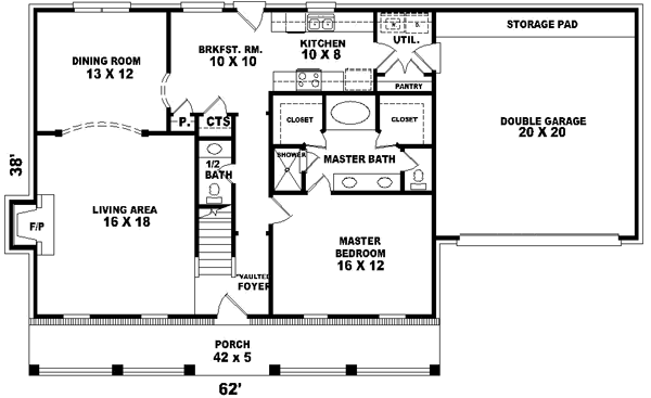 Main Floor Plan: 6-203