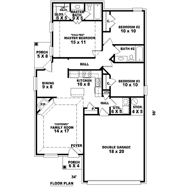 Main Floor Plan: 6-206