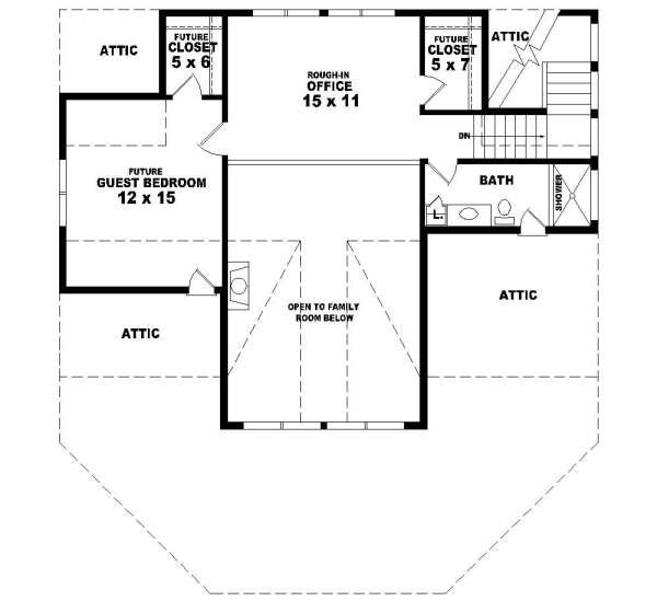 Upper/Second Floor Plan: 6-210