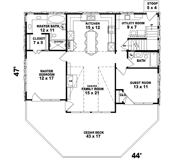 Main Floor Plan: 6-211