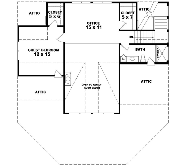 Upper/Second Floor Plan: 6-213