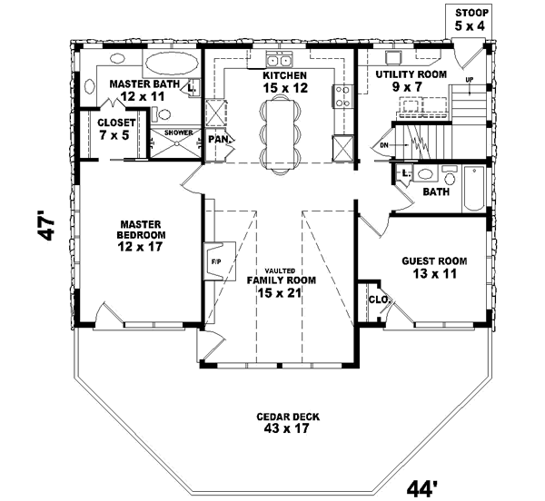 Main Floor Plan: 6-214