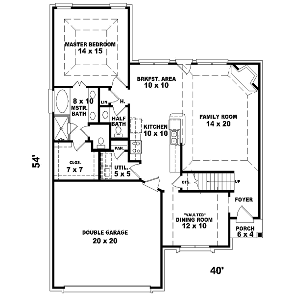 Main Floor Plan: 6-216
