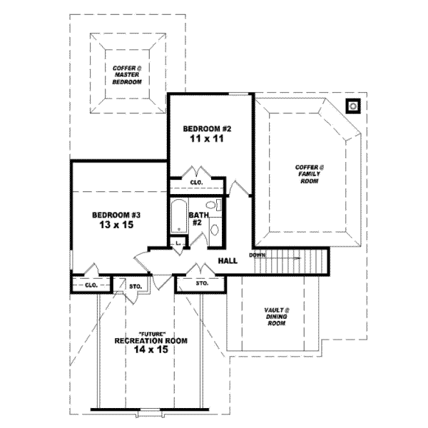 Upper/Second Floor Plan: 6-216