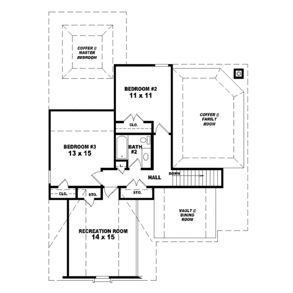 Upper/Second Floor Plan: 6-217