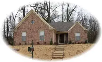 European house plans 6-223 - front exterior, 1,322 sq ft, 3 bed, 2 bath house plans | Monster House Plans