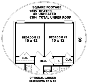European Style Home Design Plan: 6-242