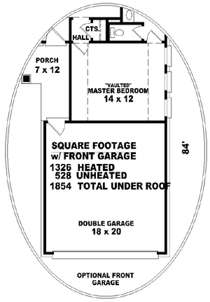 European Style House Plans Plan: 6-246