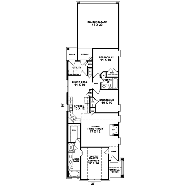 Main Floor Plan: 6-250