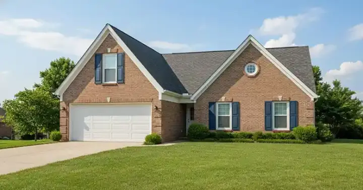 European house plans 6-257 - front exterior, 1,333 sq ft, 3 bed, 2 bath house plans | Monster House Plans