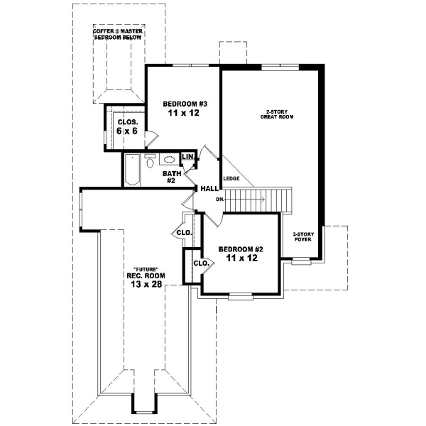Upper/Second Floor Plan: 6-268