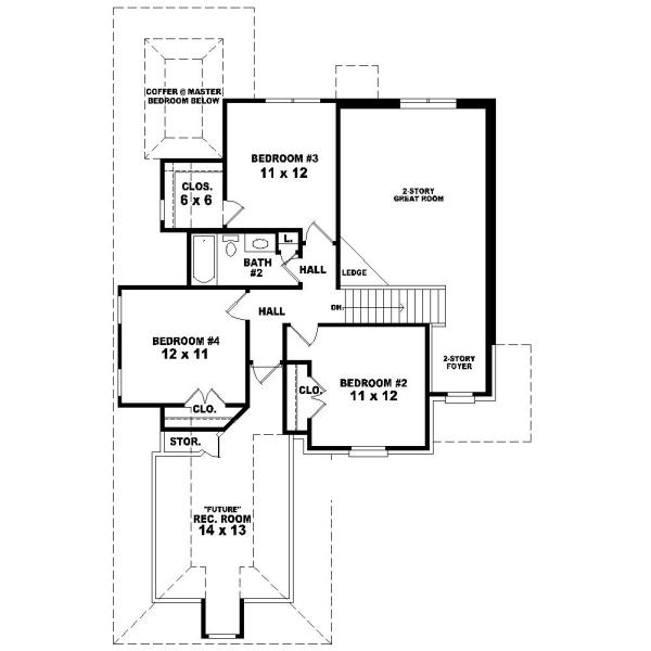 Upper/Second Floor Plan: 6-269