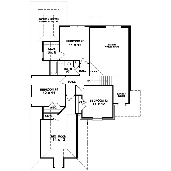 Upper/Second Floor Plan: 6-274