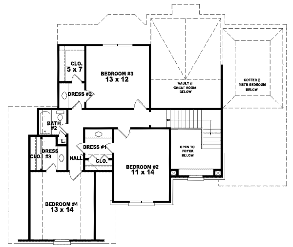Upper/Second Floor Plan: 6-280