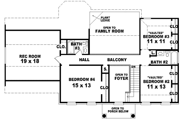 Upper/Second Floor Plan: 6-288