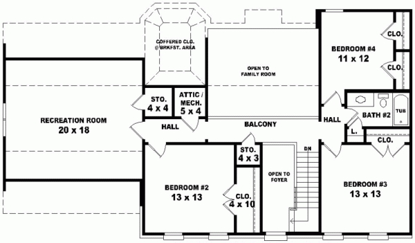 Upper/Second Floor Plan: 6-289
