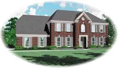 Southern Colonial house plans 6-292 - front exterior, 2,339 sq ft, 4 bed, 2 bath house plans | Monster House Plans