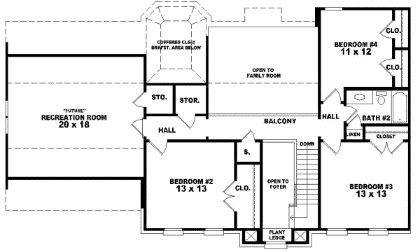 Upper/Second Floor Plan: 6-292