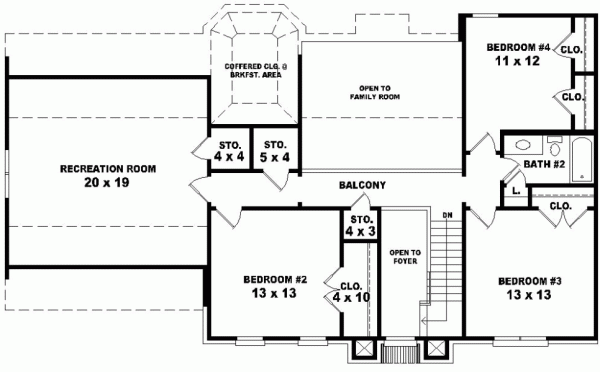 Upper/Second Floor Plan: 6-293