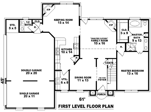 Main Floor Plan: 6-294