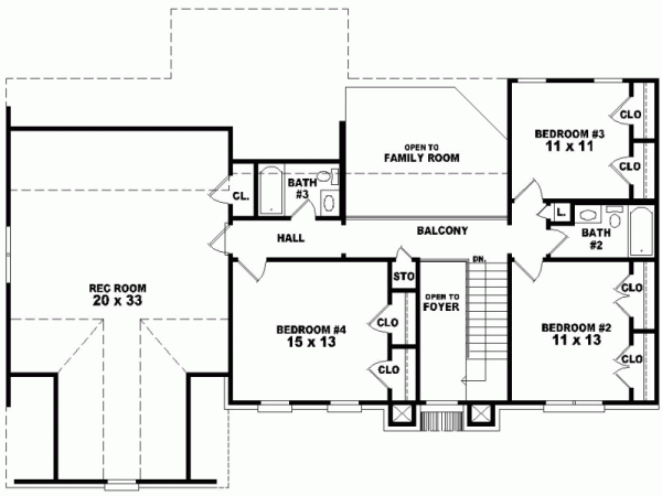 Upper/Second Floor Plan: 6-294