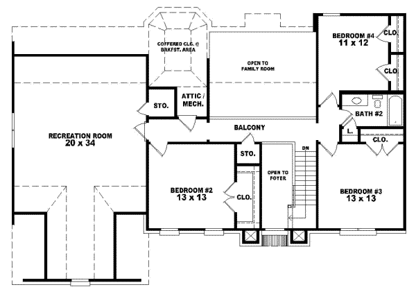 Upper/Second Floor Plan: 6-297