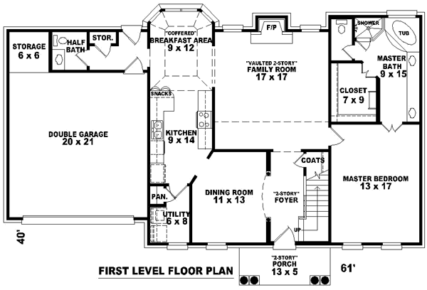 Main Floor Plan: 6-303