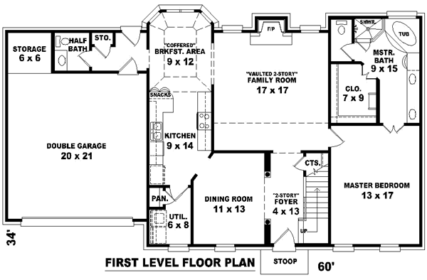 Main Floor Plan: 6-304