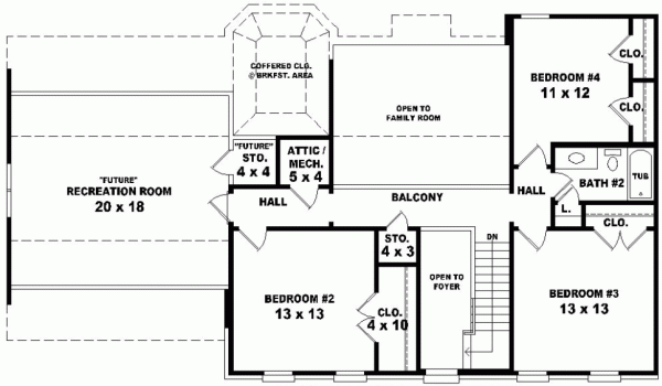 Upper/Second Floor Plan: 6-304