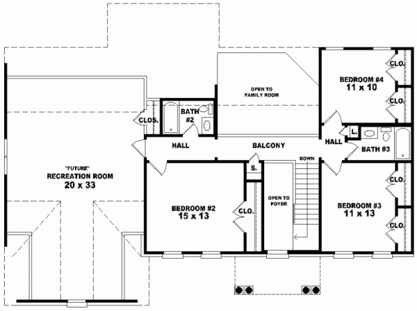 Upper/Second Floor Plan: 6-305