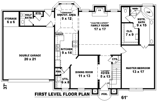 Main Floor Plan: 6-308