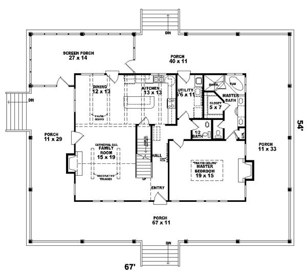 Main Floor Plan: 6-314