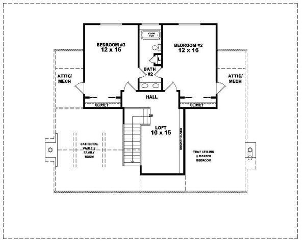 Upper/Second Floor Plan: 6-314