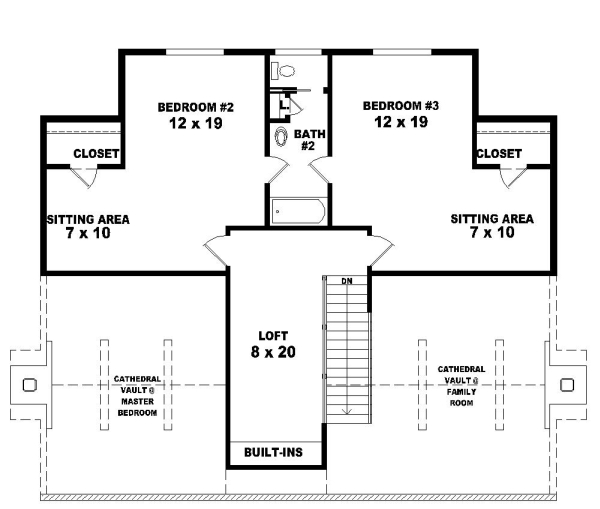 Upper/Second Floor Plan: 6-318